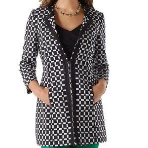 White House Black Market - GEO JACQUARD TRENCH